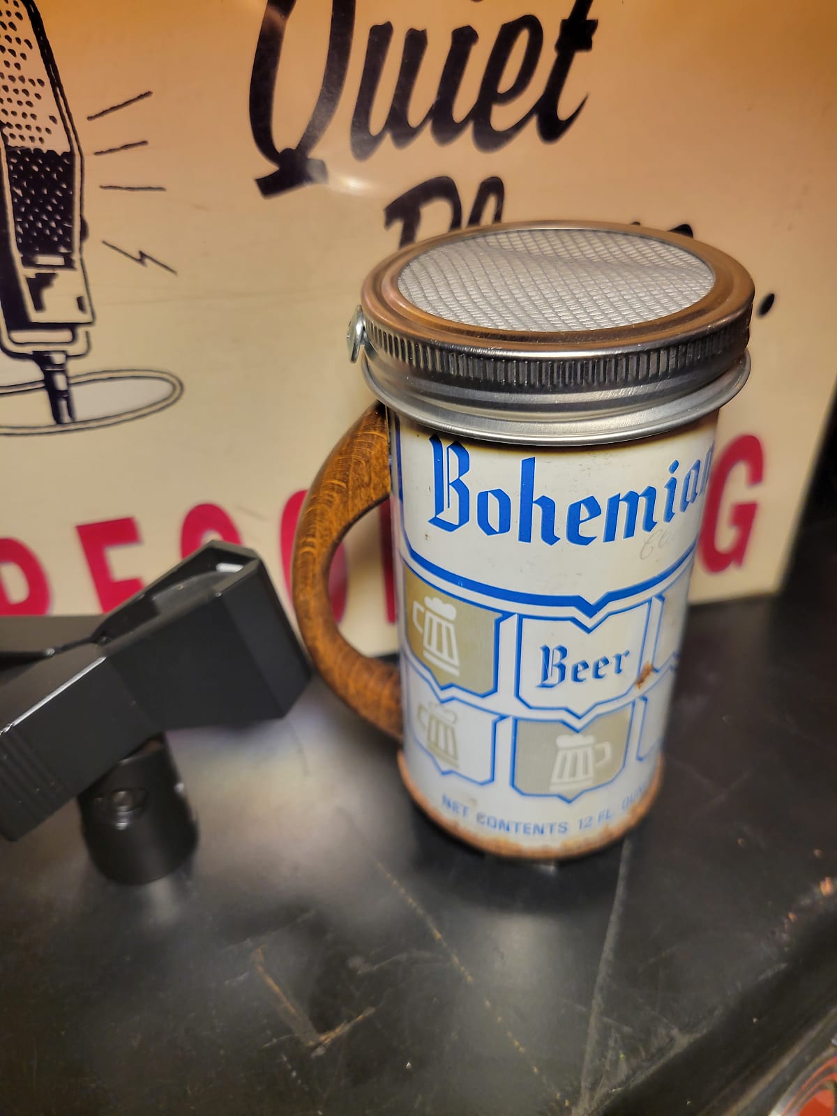 Lo Fi Beer Can Microphone - Portland, Oregon Bohemian Brew