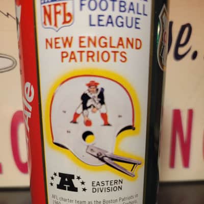 Lo Fi Soda Can Microphone - 1976 NFL New England Patriots