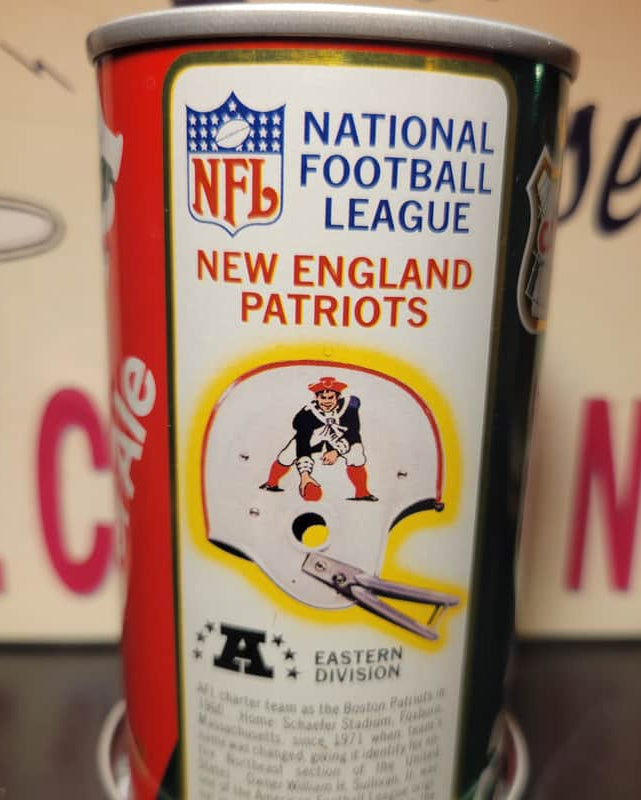 Lo Fi Soda Can Microphone - 1976 NFL New England Patriots