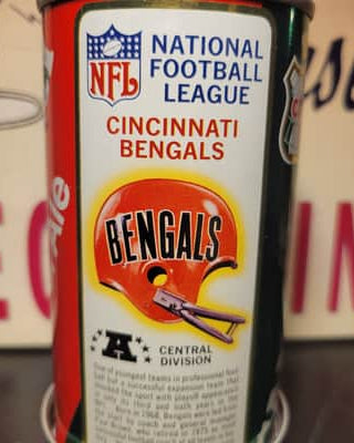 Lo Fi Soda Can Microphone - 1976 NFL Cincinnati Bengals