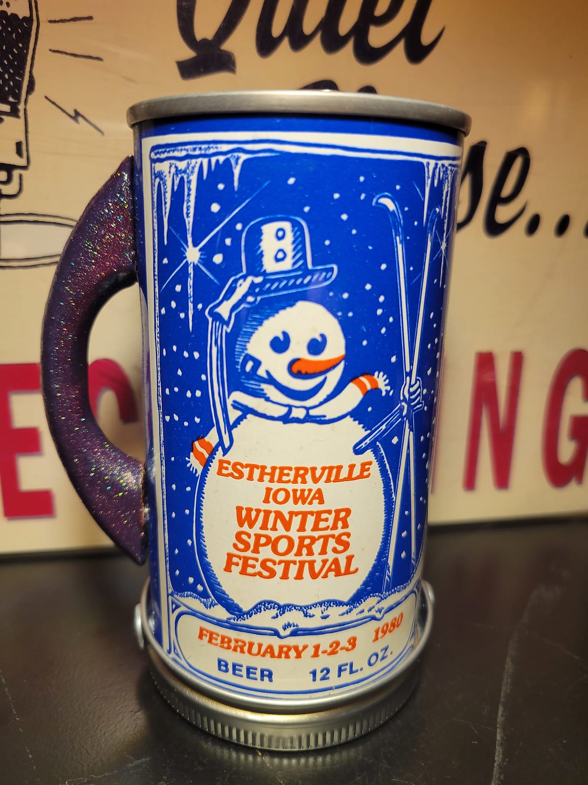 Lo Fi Beer Can Microphone - Iowa 1980 Winter Sports Festival