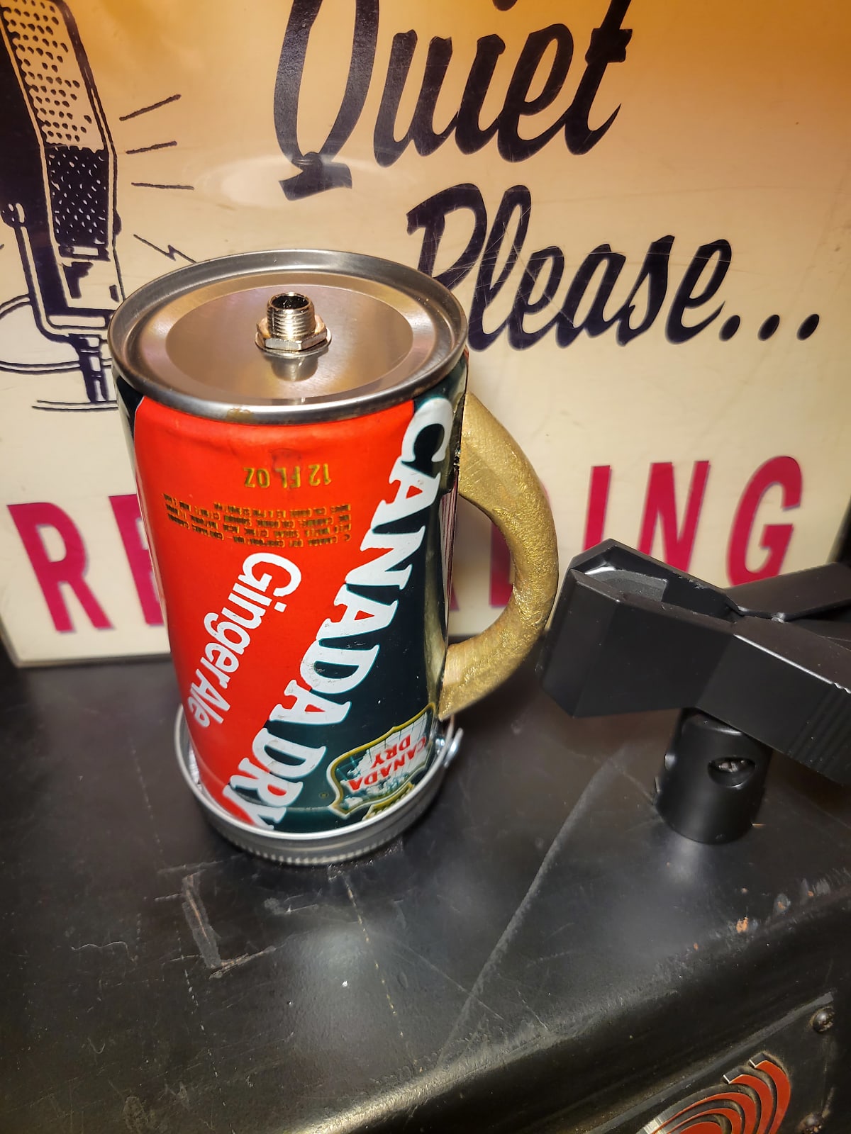 Lo Fi Soda Can Microphone - 1976 NFL Philadelphia Eagles