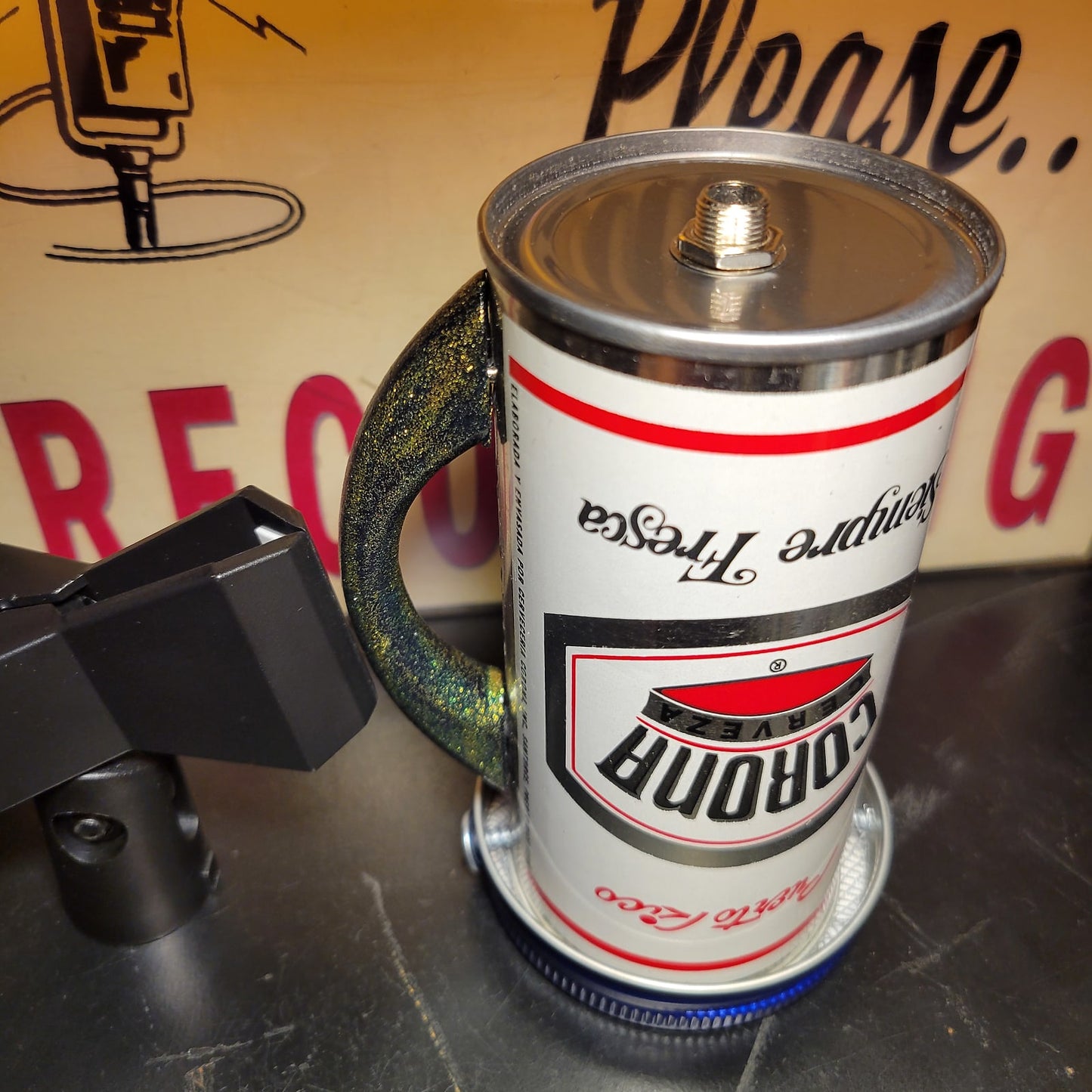 Lo Fi Beer Can Microphone - Puerto Rico, Corona