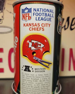 Lo Fi Soda Can Microphone - 1976 NFL Kansas City Chiefs