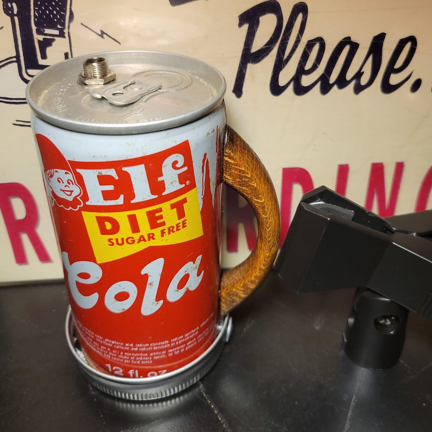 Lo Fi Soda Can Microphone - Elf Soda Diet Cola