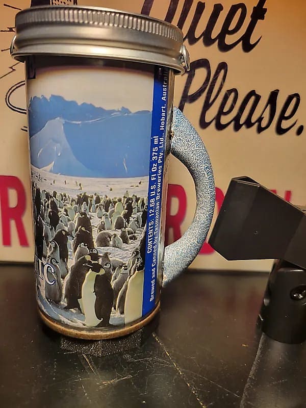 Lo Fi Beer Can Microphone - Cascade Antarctic Lager, Penguins