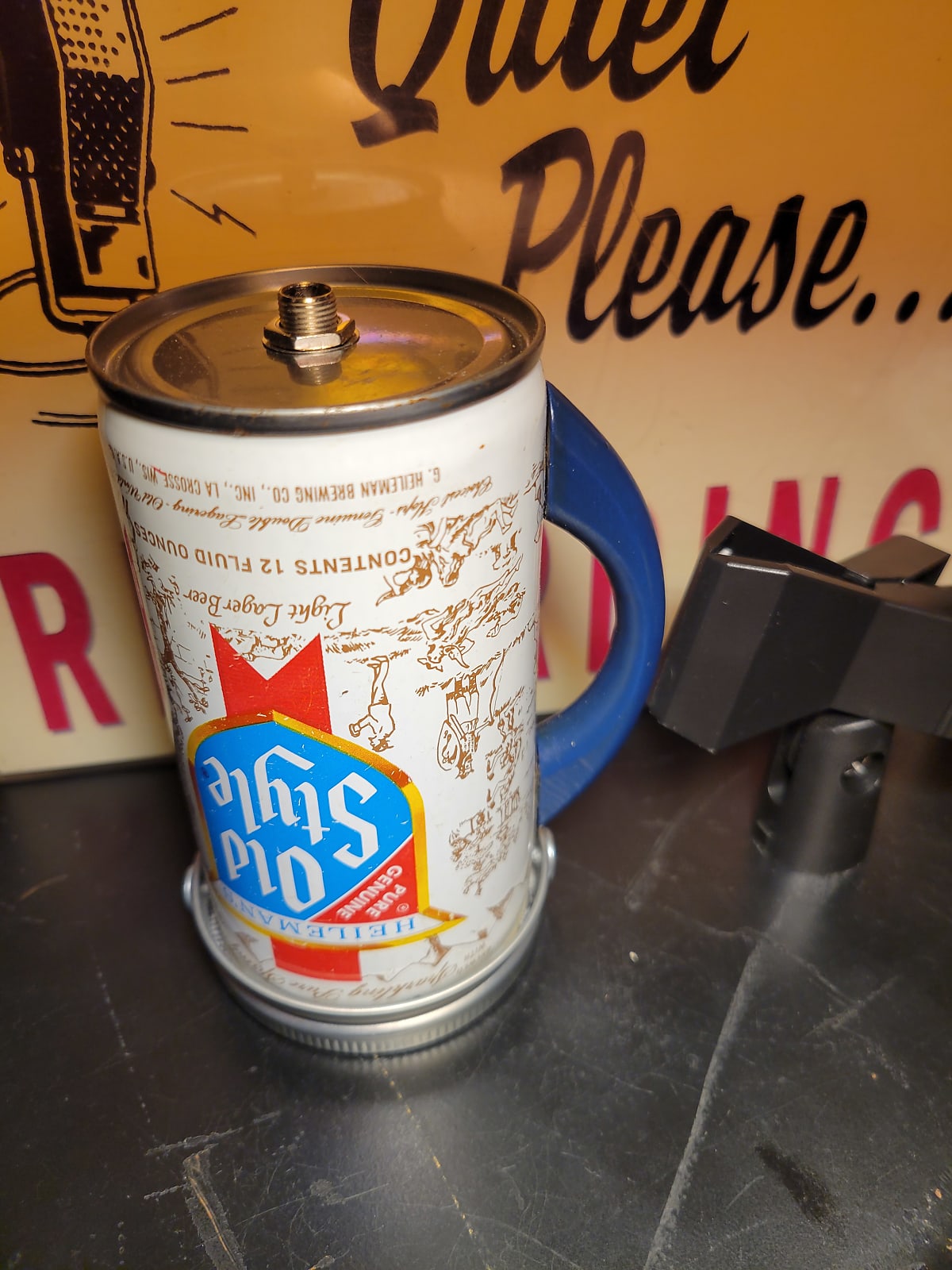 Lo Fi Beer Can Microphone - Heilemen's Old Style