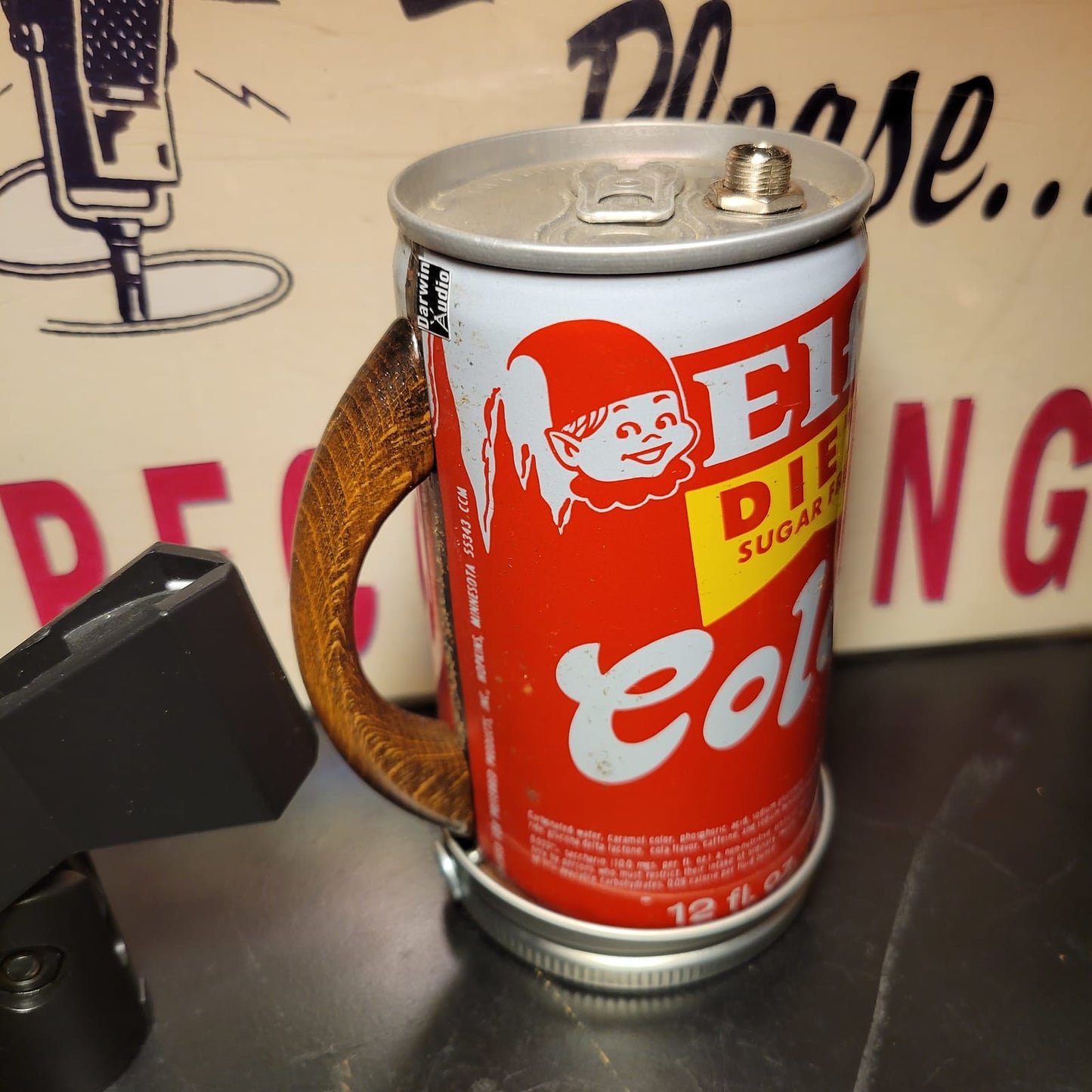 Lo Fi Soda Can Microphone - Elf Soda Diet Cola