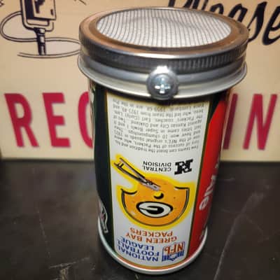 Lo Fi Soda Can Microphone - 1976 NFL Green Bay Packers