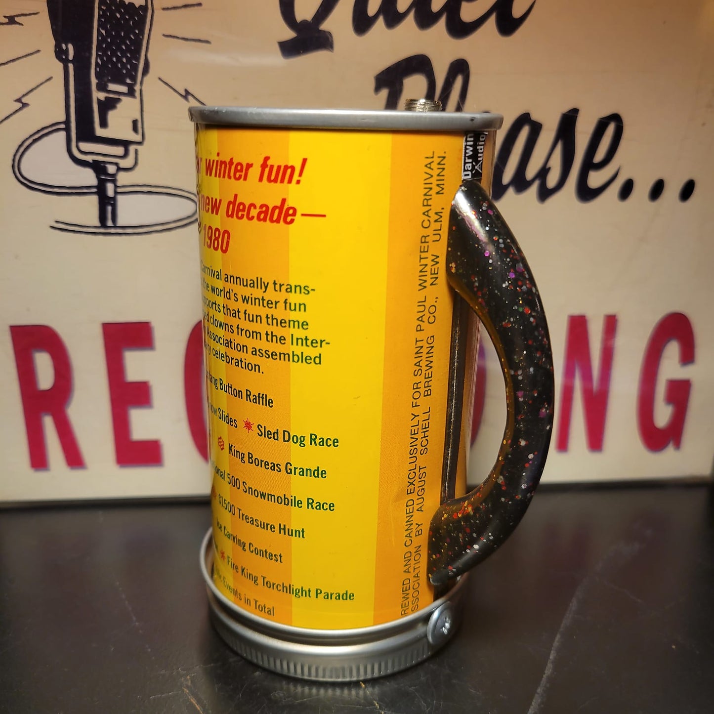 Lo Fi Beer Can Microphone - Minnesota, 1980 Winter Carnival