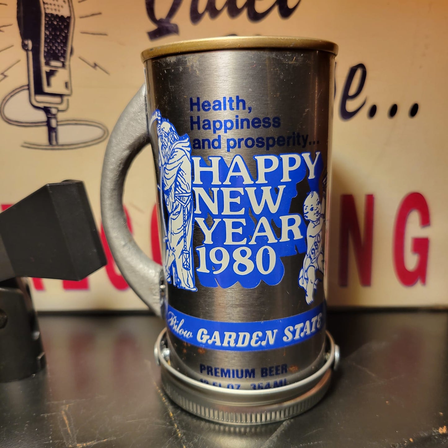 Lo Fi Beer Can Microphone - Bilow New Jersey 1980 Baby New Year