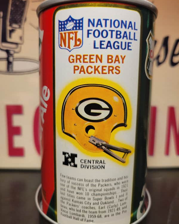 Lo Fi Soda Can Microphone - 1976 NFL Green Bay Packers