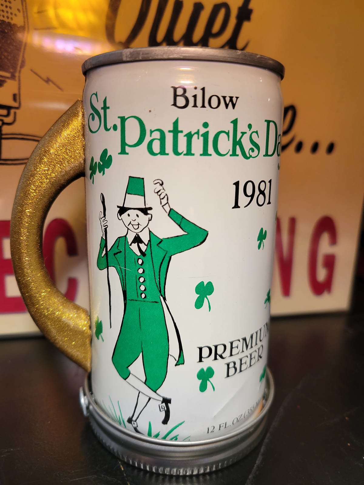 Lo Fi Beer Can Microphone - Bilow New Jersey, St. Patricks Day 1981