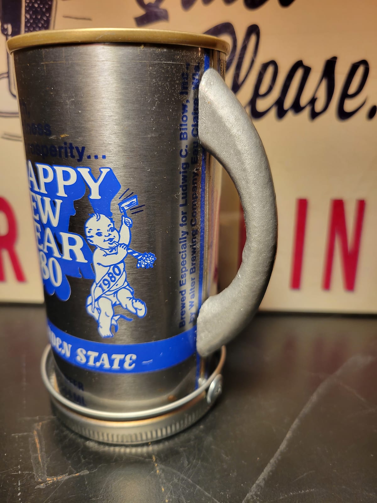 Lo Fi Beer Can Microphone - Bilow New Jersey 1980 Baby New Year