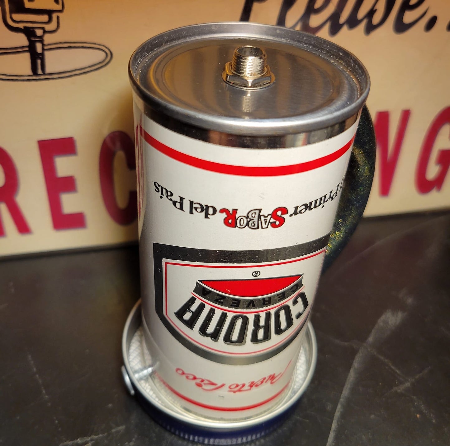 Lo Fi Beer Can Microphone - Puerto Rico, Corona