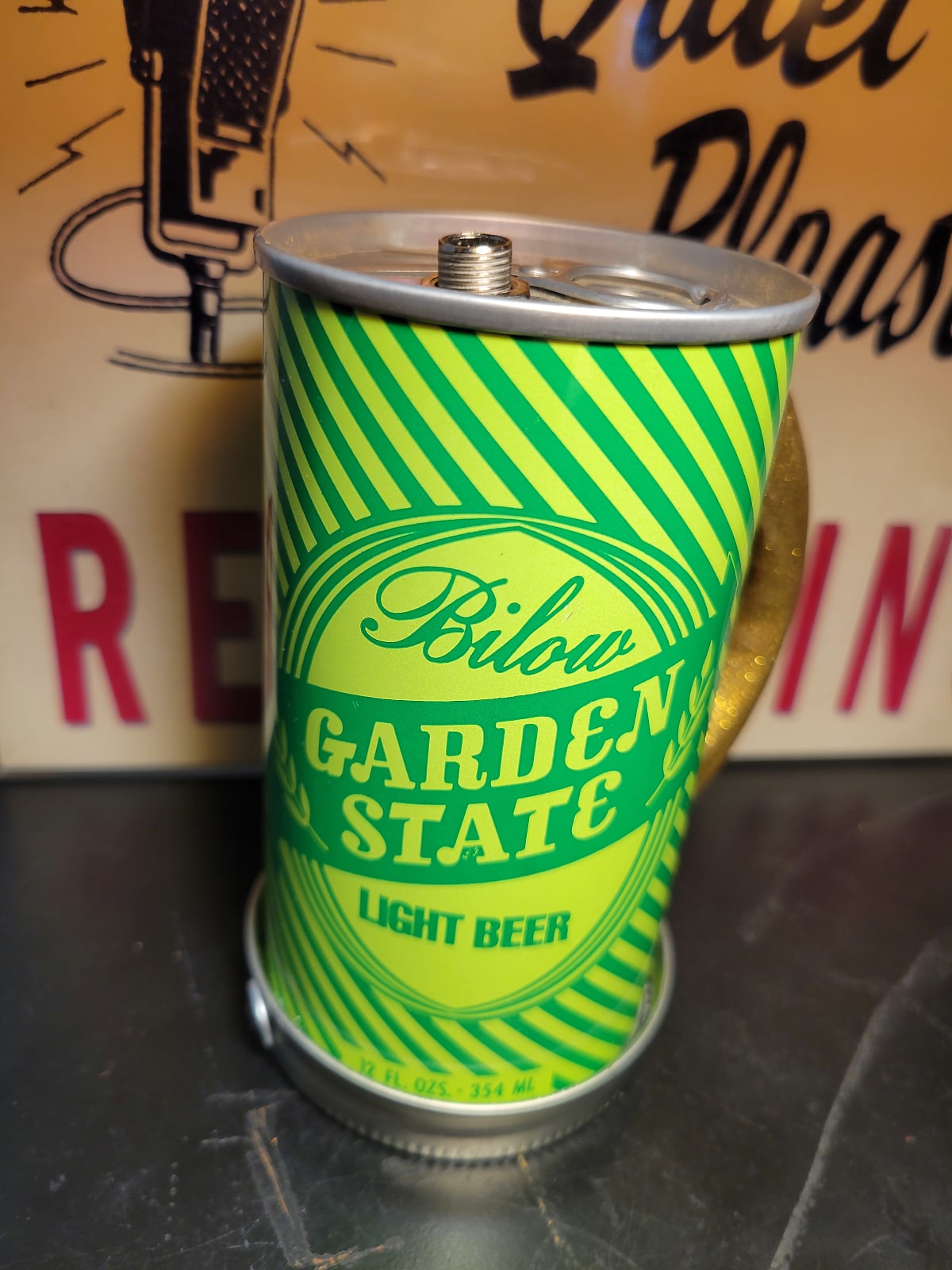 Lo Fi Beer Can Microphone - Bilow New Jersey, St. Patrick's Day 1979