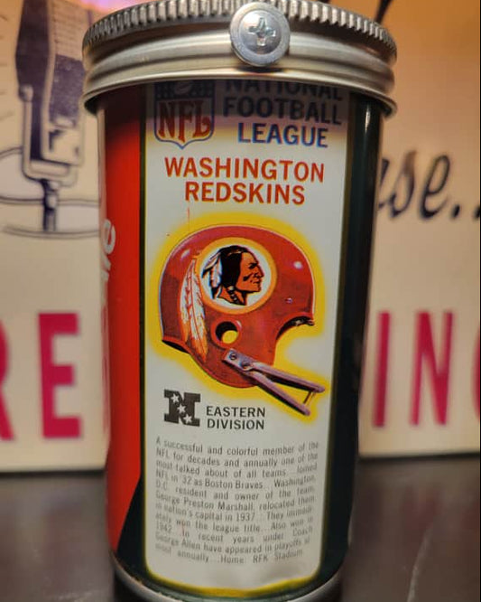 Lo Fi Soda Can Microphone - 1976 NFL Washington Redskins