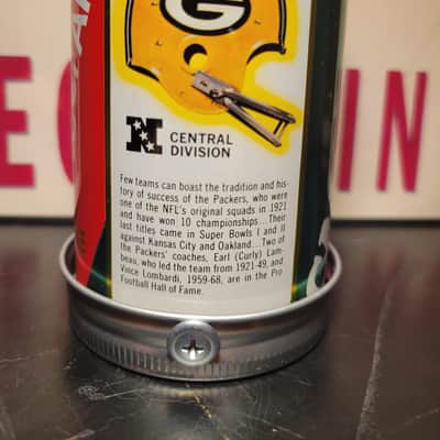 Lo Fi Soda Can Microphone - 1976 NFL Green Bay Packers