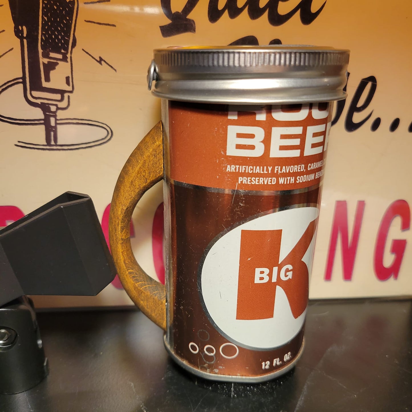 Lo Fi Soda Can Microphone - Big K Root Beer