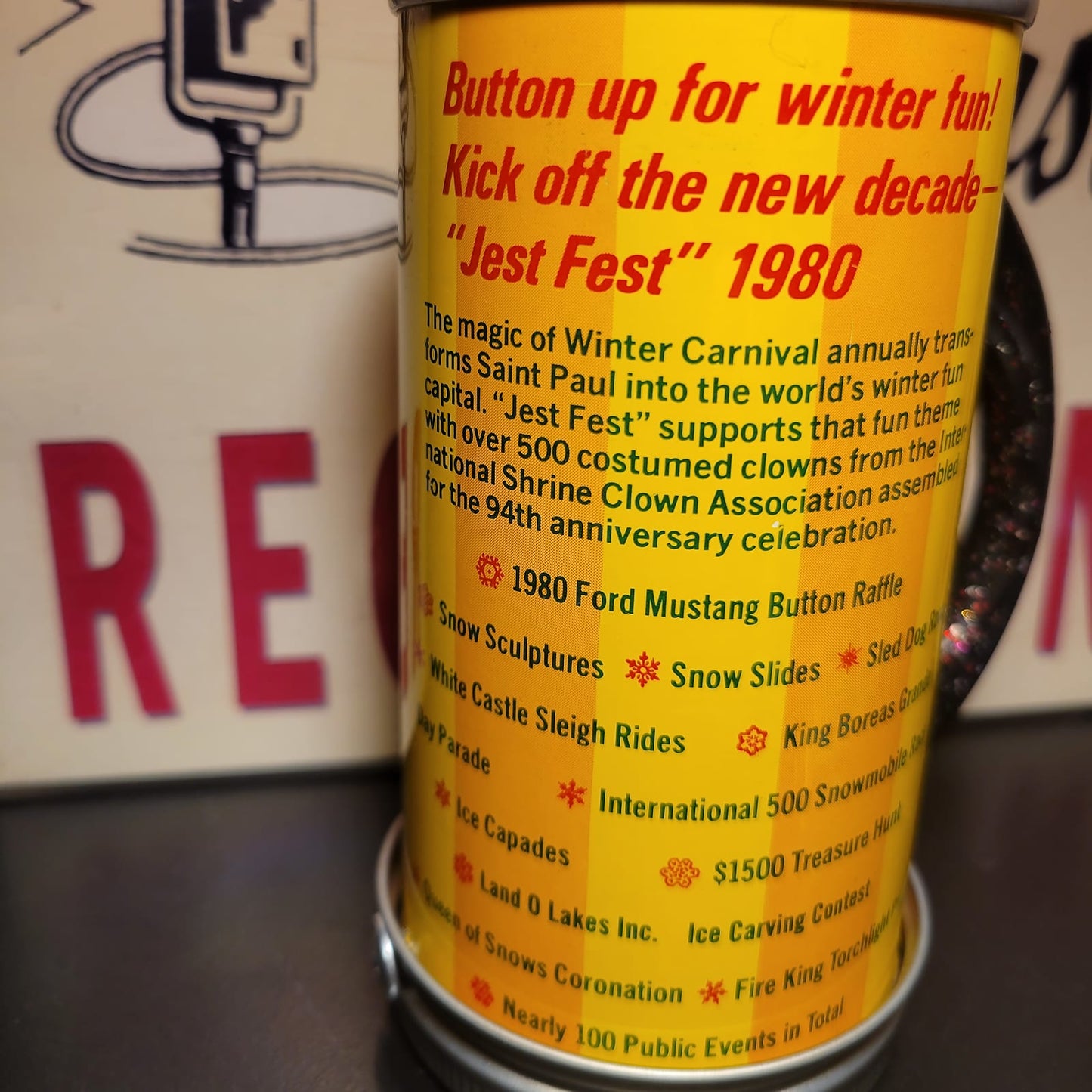 Lo Fi Beer Can Microphone - Minnesota, 1980 Winter Carnival