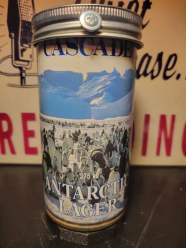 Lo Fi Beer Can Microphone - Cascade Antarctic Lager, Penguins