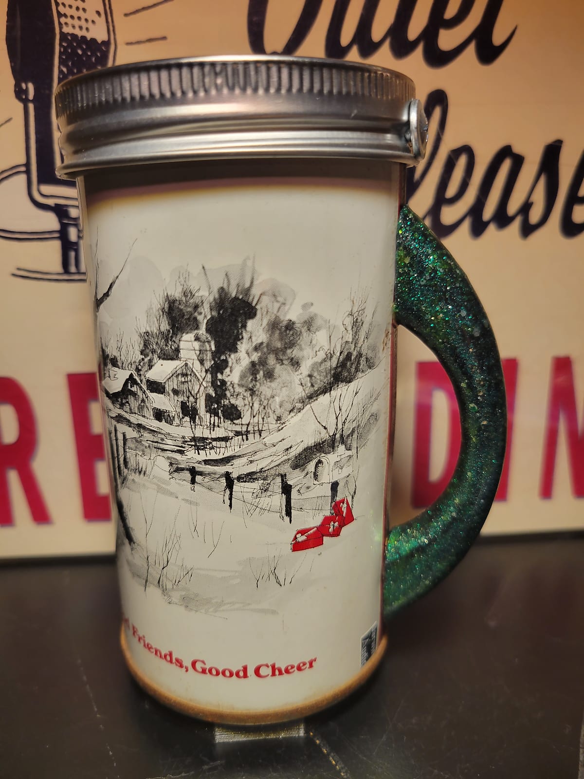 Lo Fi Beer Can Microphone - Pittsburgh Iron City, Christmas Presents