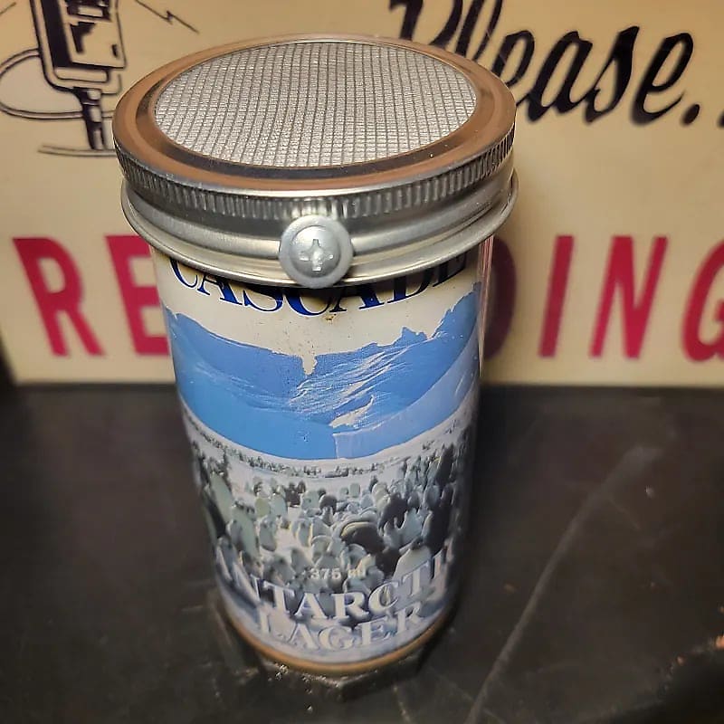 Lo Fi Beer Can Microphone - Cascade Antarctic Lager, Penguins