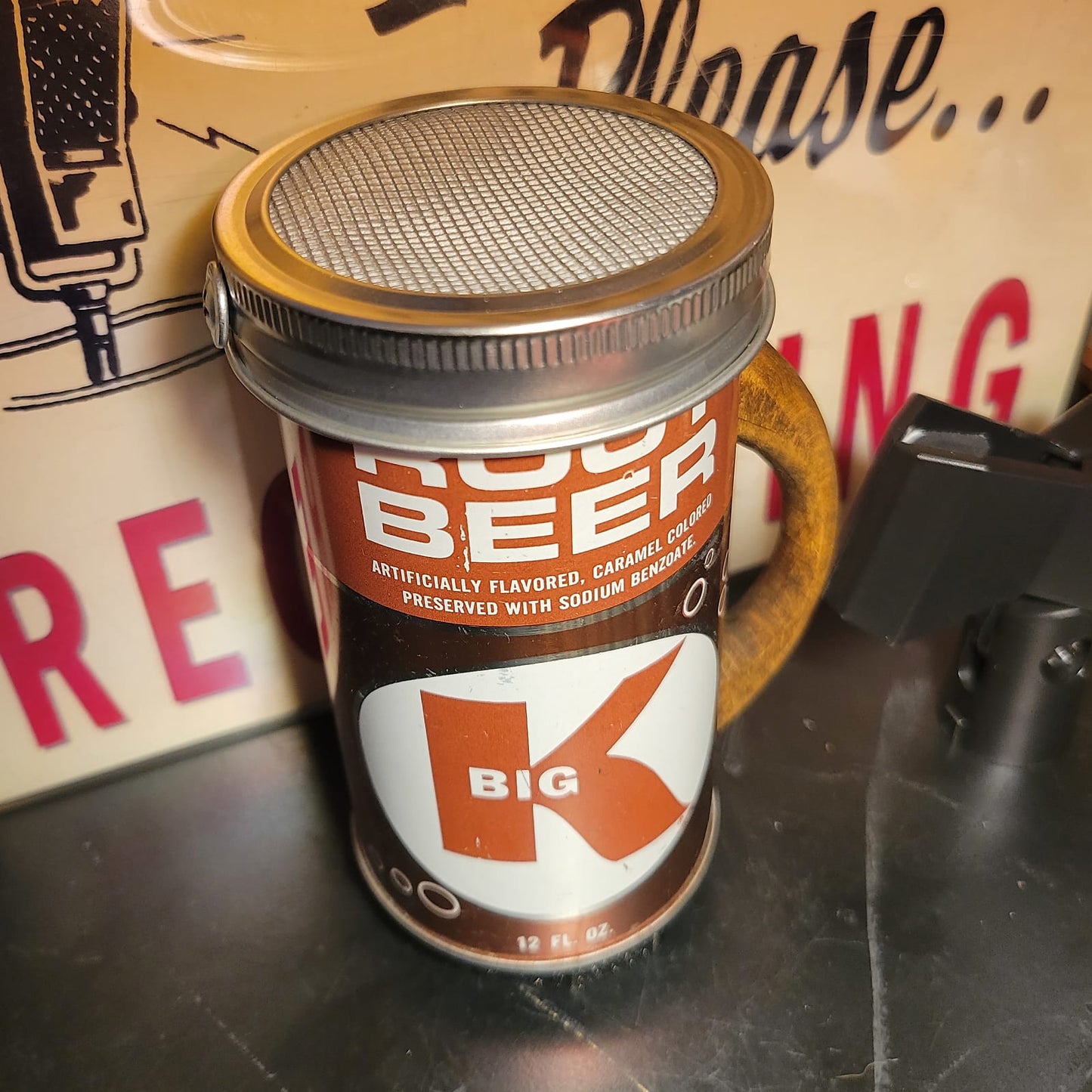 Lo Fi Soda Can Microphone - Big K Root Beer