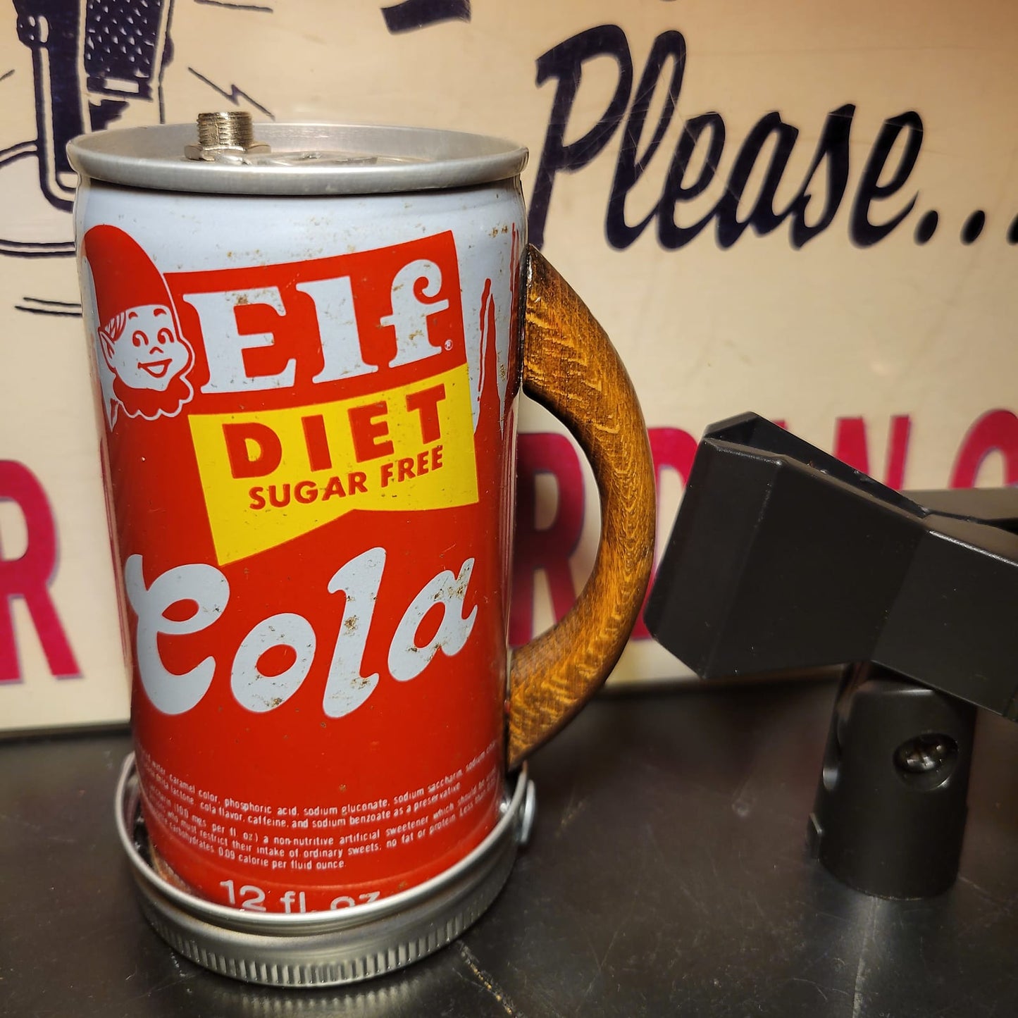 Lo Fi Soda Can Microphone - Elf Soda Diet Cola