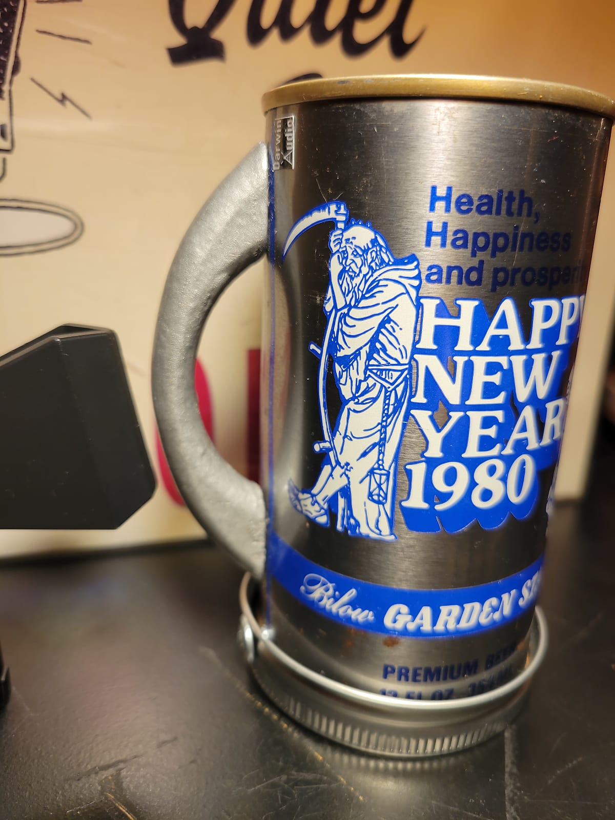 Lo Fi Beer Can Microphone - Bilow New Jersey 1980 Baby New Year