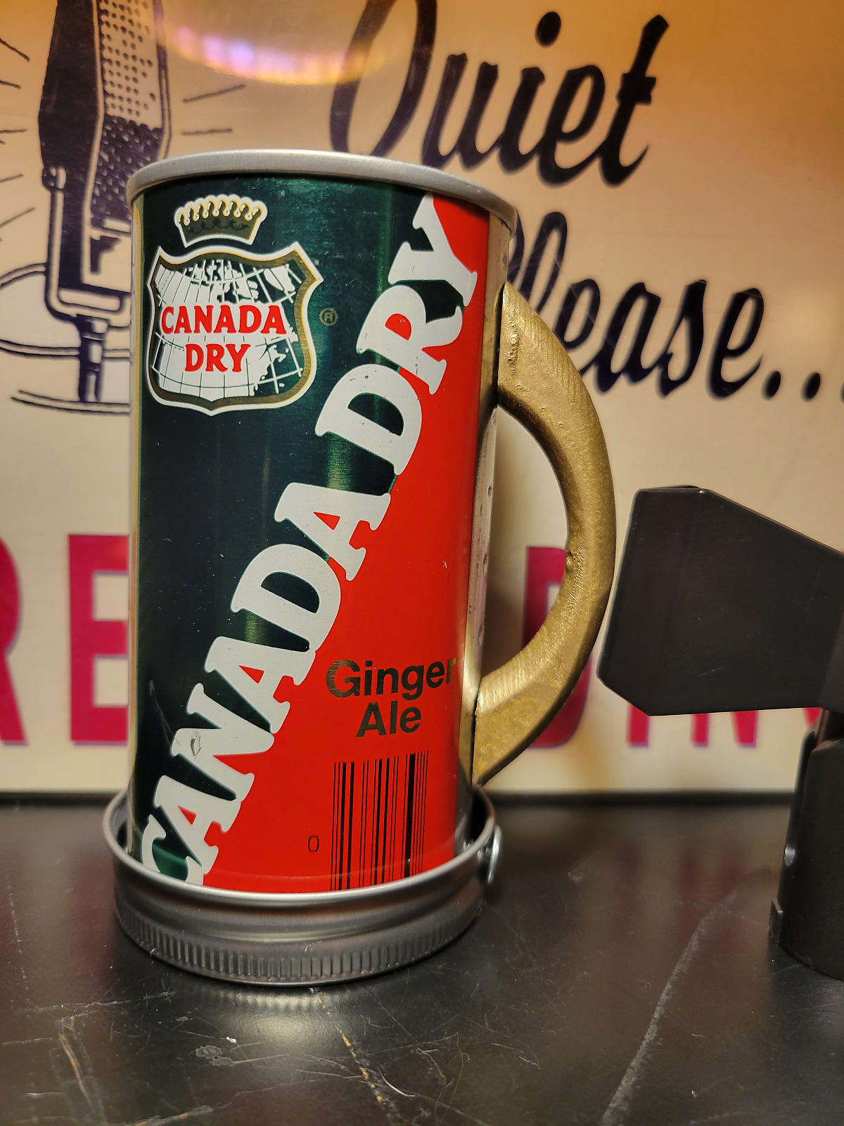 Lo Fi Soda Can Microphone - 1976 NFL New Orleans Saints