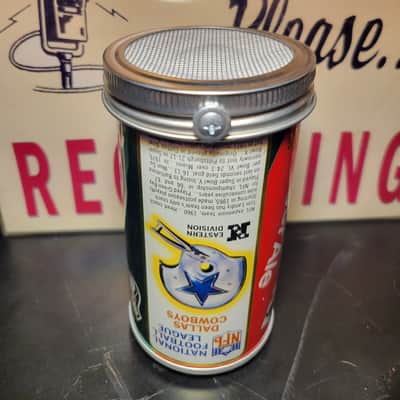 Lo Fi Soda Can Microphone - 1976 NFL Dallas Cowboys