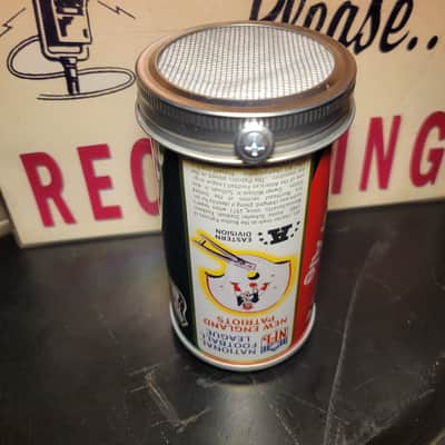 Lo Fi Soda Can Microphone - 1976 NFL New England Patriots